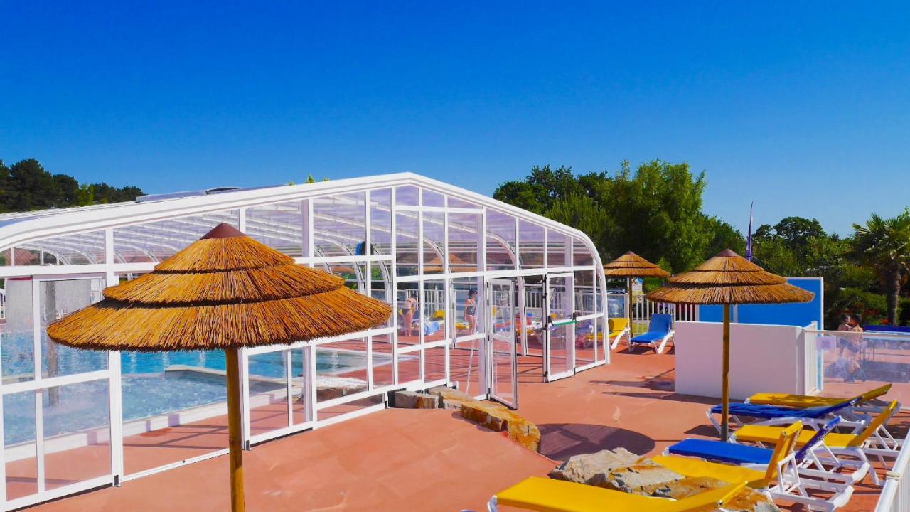 Camping Les Brillas Les Moutiers Экстерьер фото